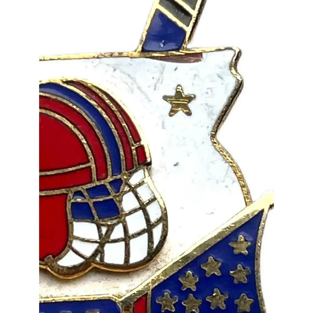Vintage Northern Illinois Hockey League NIHL Pin Championships 1988 Pinback 3x2